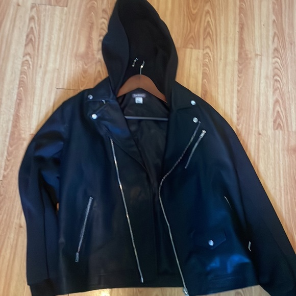 Leather Jacket/ hoodie - Picture 3 of 3